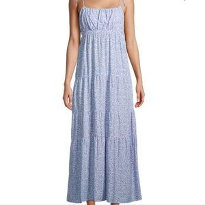 Love Ady Bow strapped tier floral dress